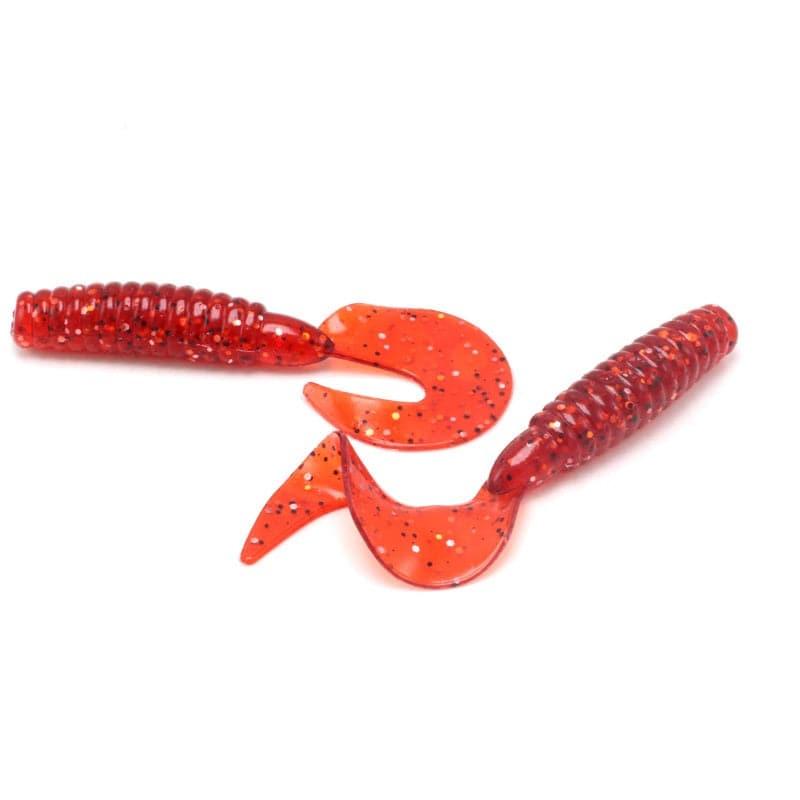 Dr.Fish 6pcs Soft Plastic Grubs 2.75'' - Dr.Fish Tackles