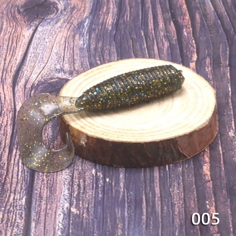 Dr.Fish 6pcs Soft Plastic Grubs 2.75'' - Dr.Fish Tackles