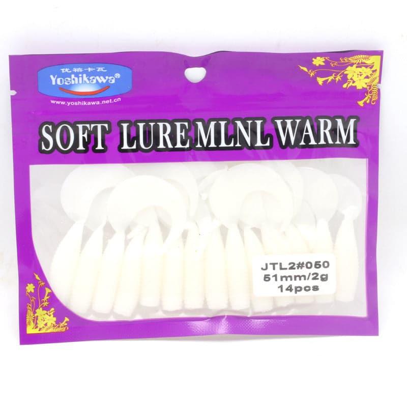 Dr.Fish 14pcs Wide Tail Grubs 2'' - Dr.Fish Tackles