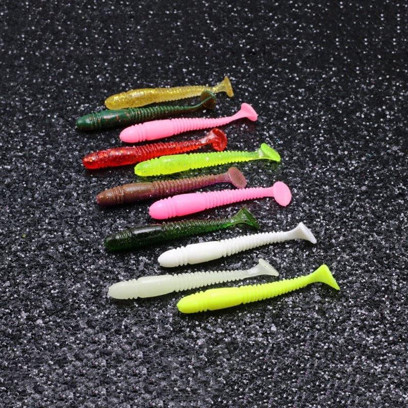 Dr.Fish 10/20pcs Soft Screw Swimbaits 2''-2.9'' - Dr.Fish Tackles