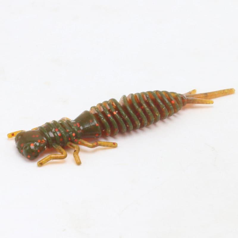 Dr.Fish 8pcs Soft Screw Worms 2.95'' - Dr.Fish Tackles