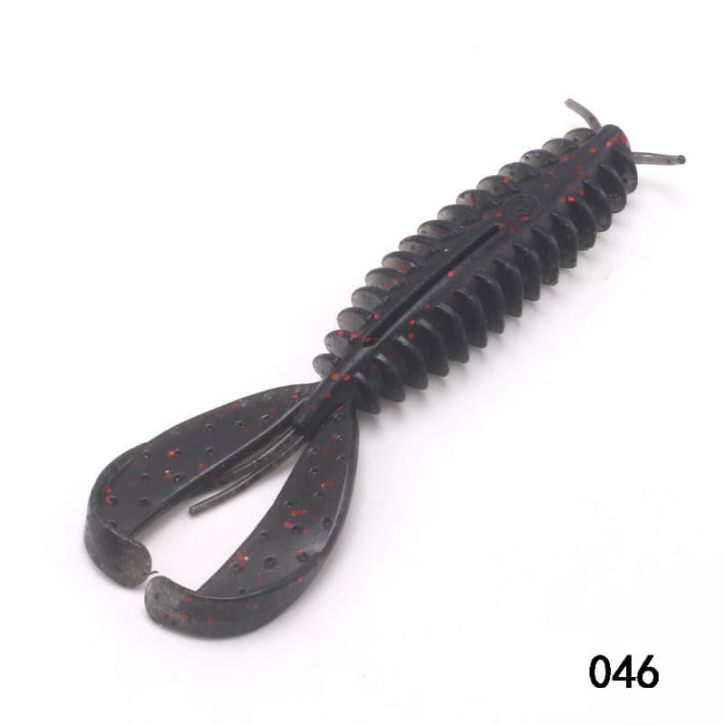 Dr.Fish 6/8pcs Twin Tail Worms 3.54'' - Dr.Fish Tackles