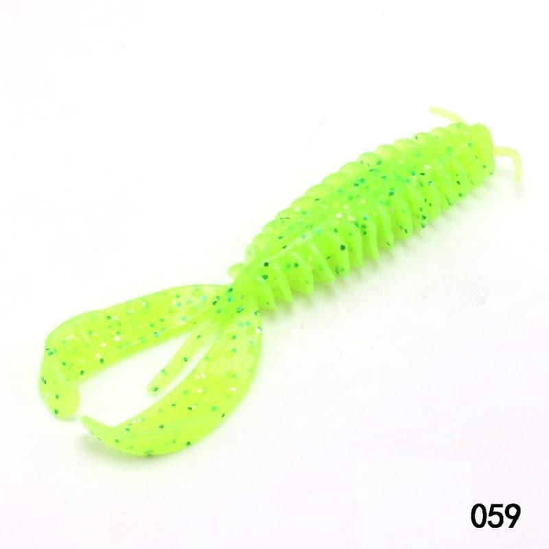Dr.Fish 6/8pcs Twin Tail Worms 3.54'' - Dr.Fish Tackles
