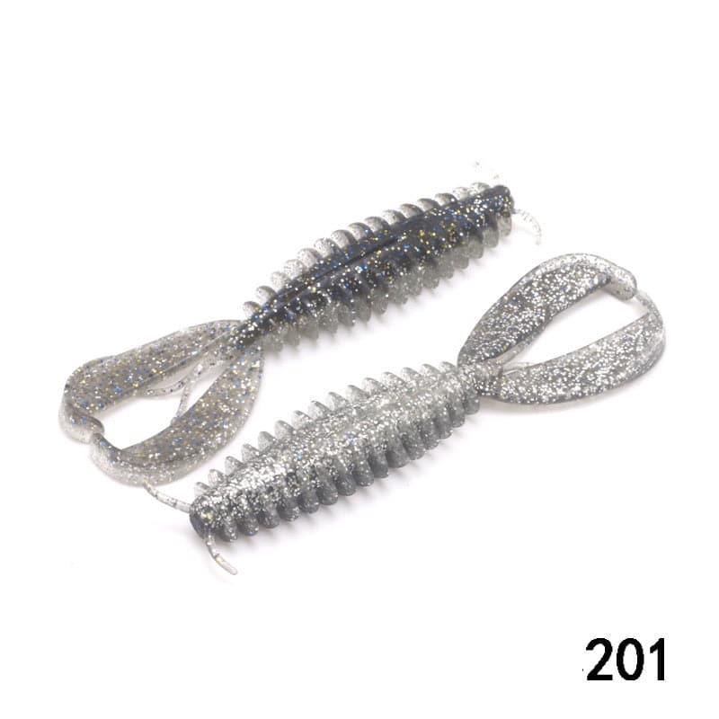 Dr.Fish 6/8pcs Twin Tail Worms 3.54'' - Dr.Fish Tackles