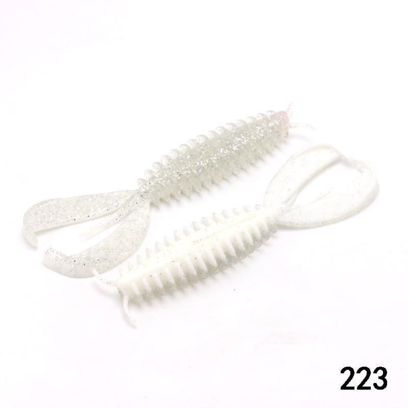 Dr.Fish 6/8pcs Twin Tail Worms 3.54'' - Dr.Fish Tackles