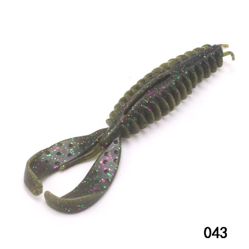 Dr.Fish 6/8pcs Twin Tail Worms 3.54'' - Dr.Fish Tackles