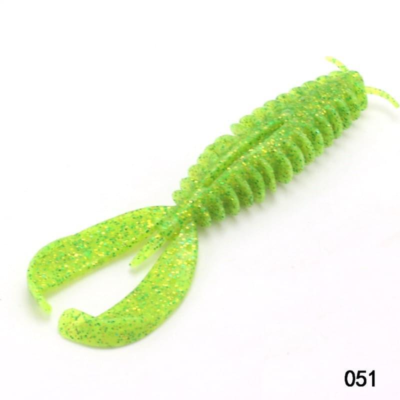 Dr.Fish 6/8pcs Twin Tail Worms 3.54'' - Dr.Fish Tackles