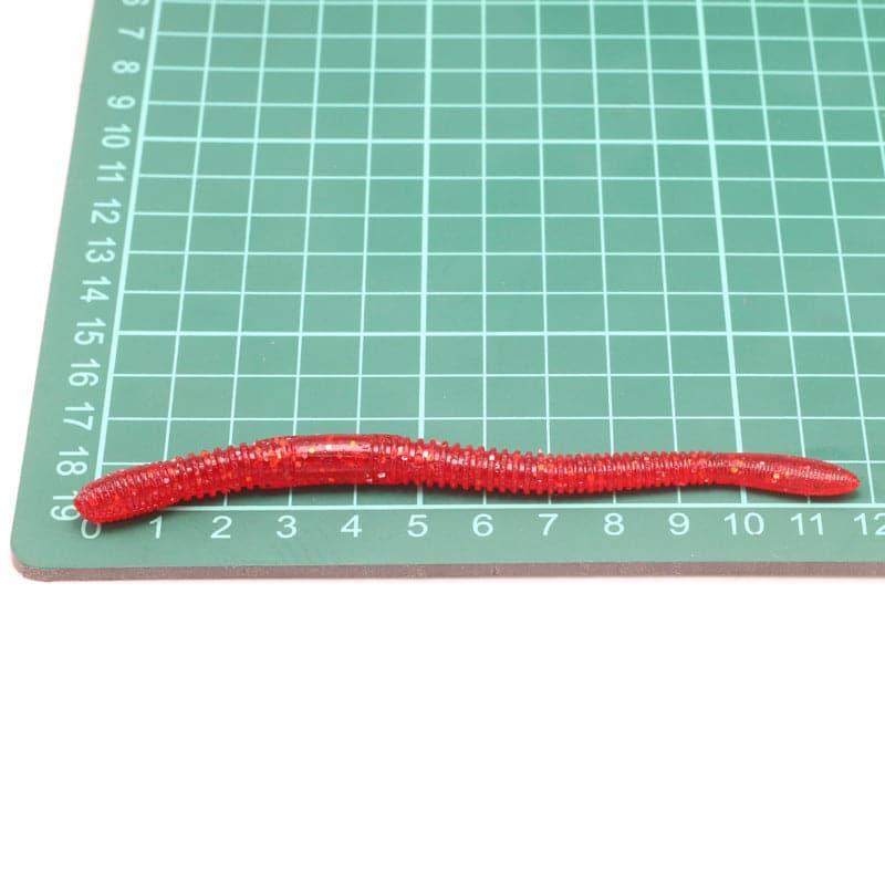 Dr.Fish 10pcs Soft Worms Sinking 4.53'' - Dr.Fish Tackles