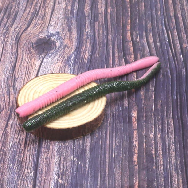 Dr.Fish 10pcs Soft Worms Sinking 4.53'' - Dr.Fish Tackles