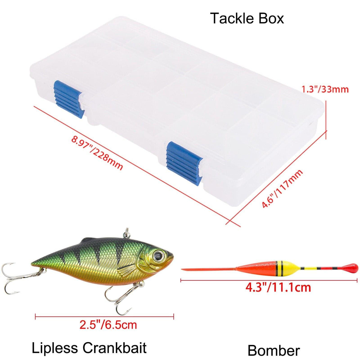 Dr.Fish 94pcs Ice Fishing Rod & Reel Combos - Dr.Fish Tackles