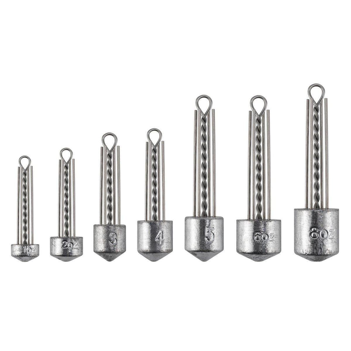 Dr.Fish 5pcs Spider Sinker Weights 1 to 8oz - Dr.Fish Tackles
