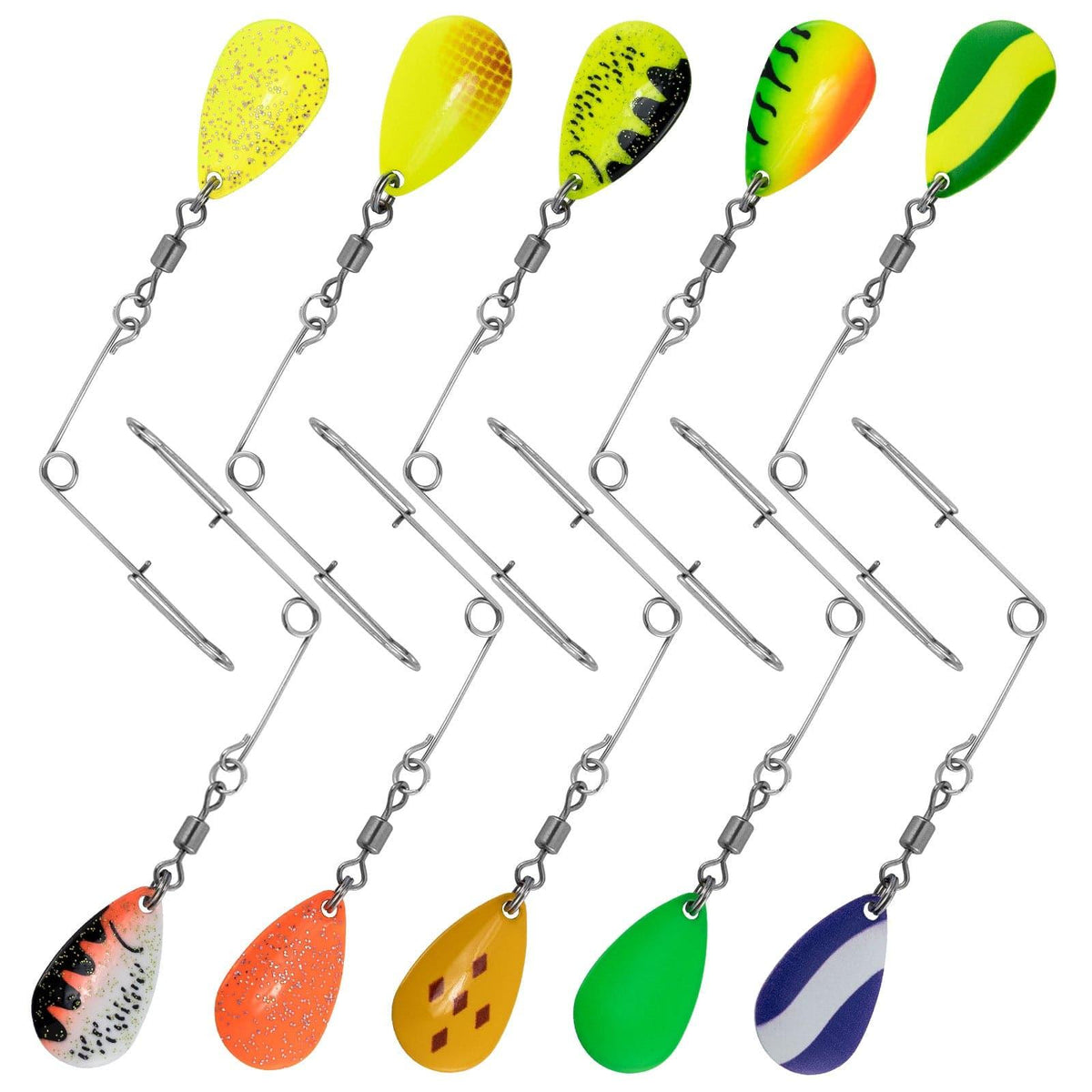 Dr.Fish 10pcs Spinnerbait Arms #2 Blade - Dr.Fish Tackles