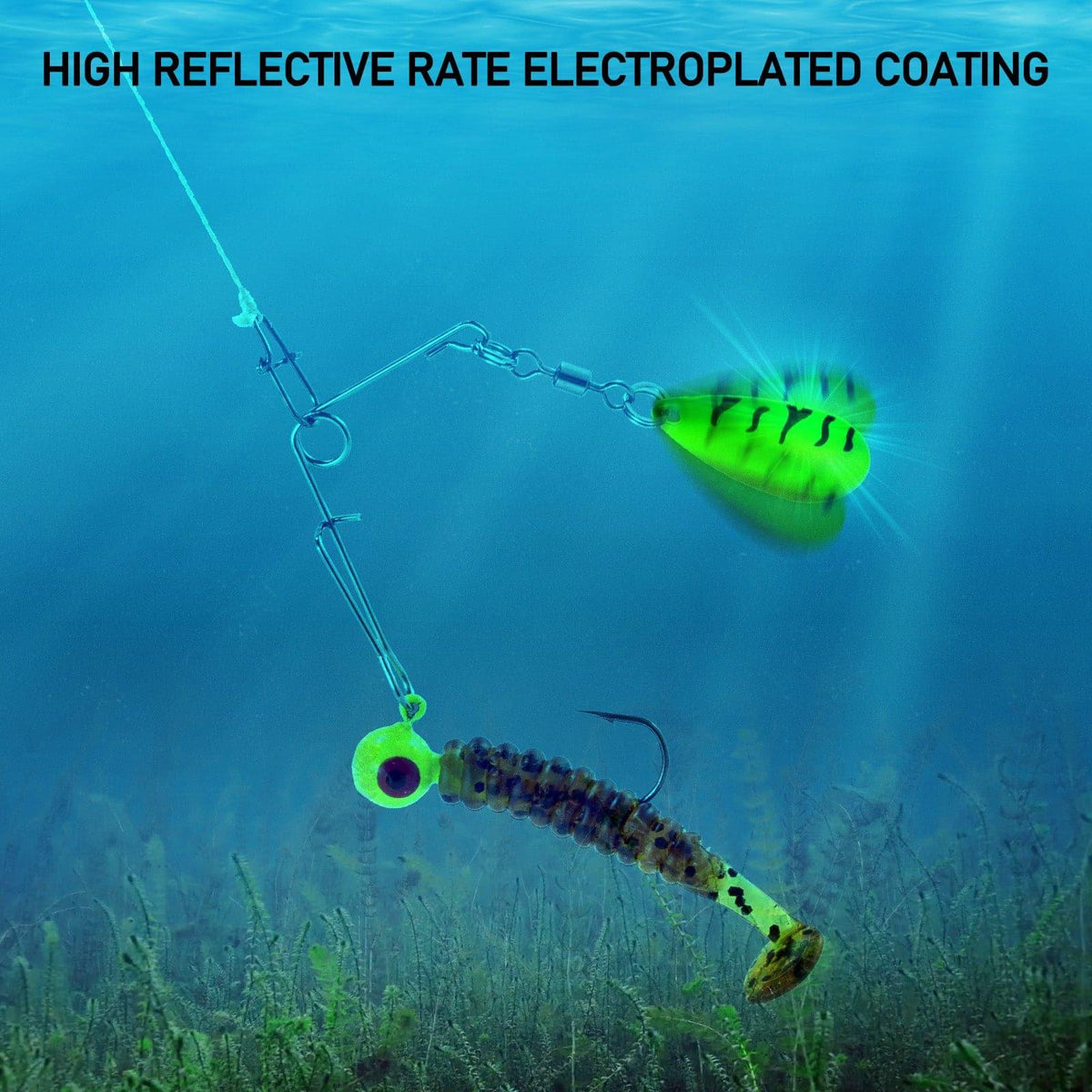 Dr.Fish 10pcs Spinnerbait Arms #2 Blade - Dr.Fish Tackles