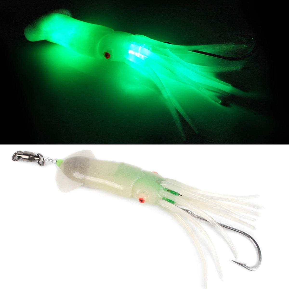 Dr.Fish Squid LED Fishing Lures 6in