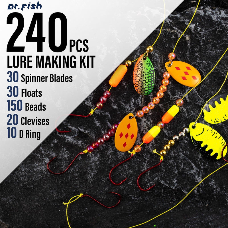 Dr.Fish 240pcs Walleye Rig Making Kit - Dr.Fish Tackles