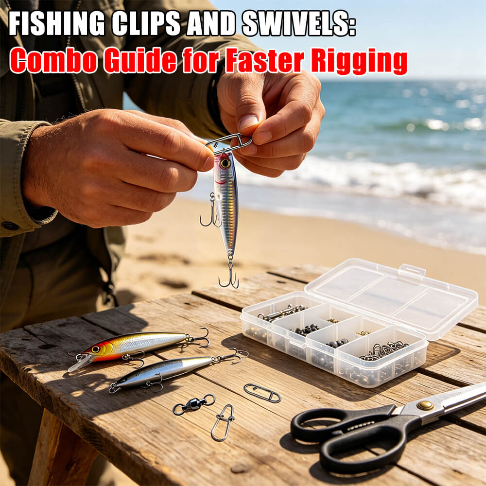 Fishing clips and swivels rigging guide
