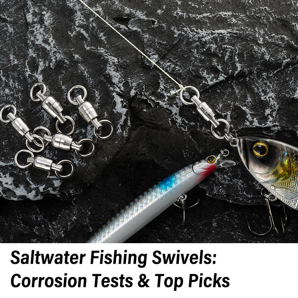 Saltwater fishing swivels for offshore tackle
