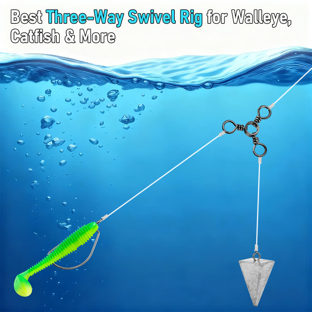 three way swivel​ rig