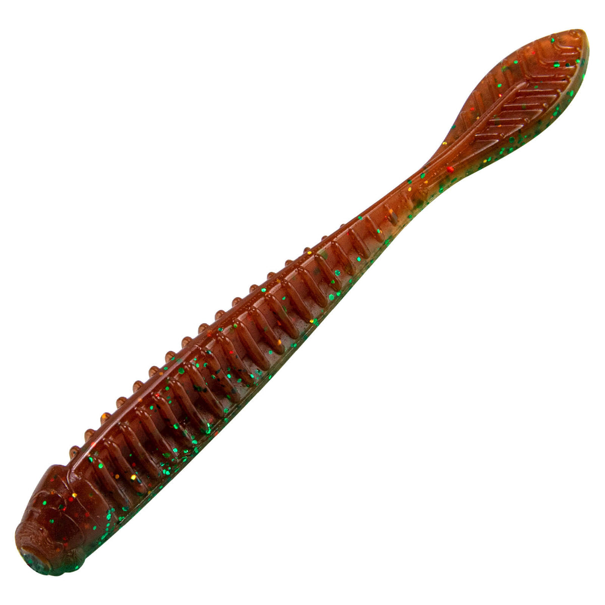 Dr.Fish 20pcs Flat Tail Soft Plastic Baits 3.3"