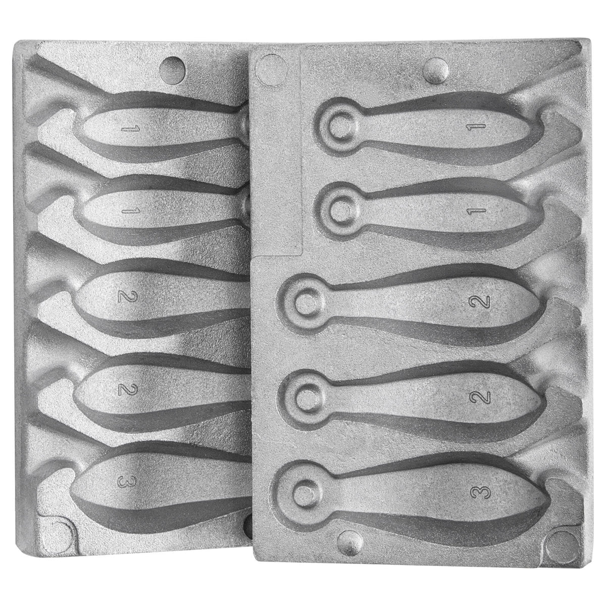 Dr.Fish Bank Sinker Mold for DIY Fishing Weights