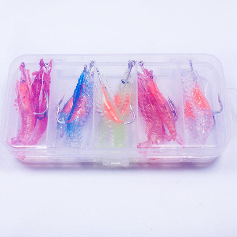 Dr.Fish 15pcs Shrimp Crawfish Soft Plastic Fishing Lures - Dr.Fish Tackles