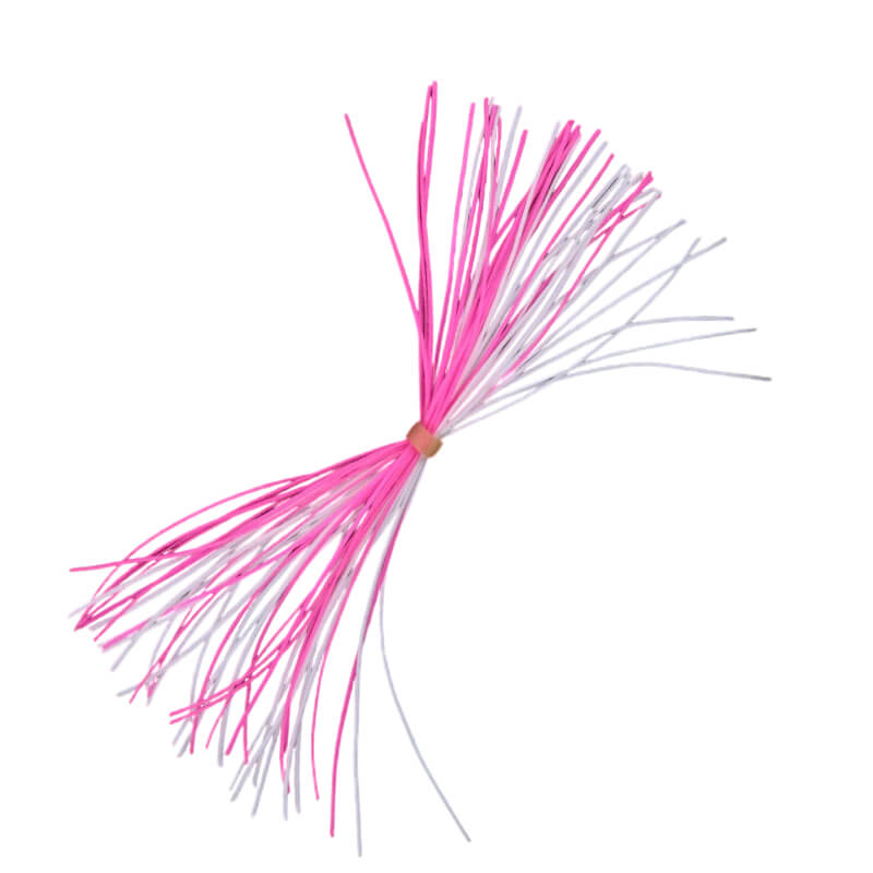 Dr.Fish 10/20pcs Silicone Skirts 40 Strands Fishing Lure Material
