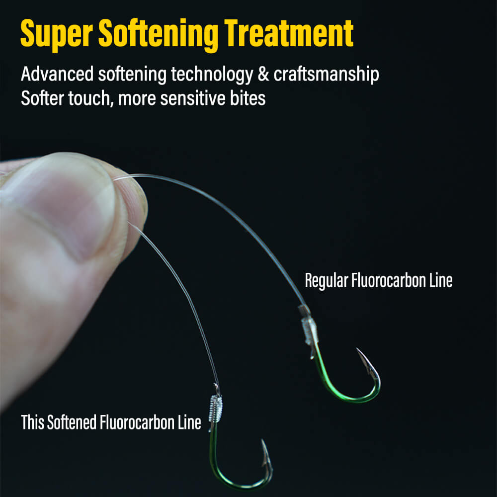 Dr.Fish 1000m Soft Fluorocarbon Fishing Line 4lb-54lb