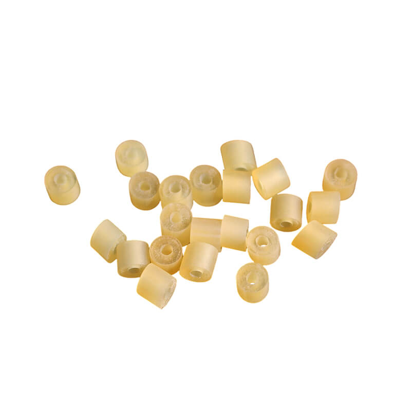Dr.Fish 50/100pcs Skirt Bands and Tubes for Lure Skirts