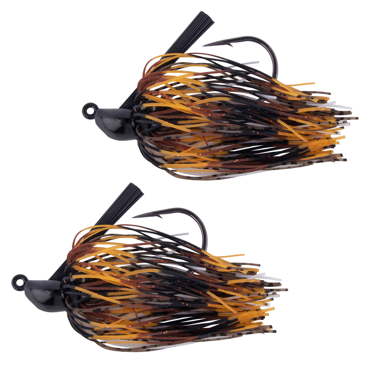 Dr.Fish 2pcs Weedless Bass Fishing Jigs