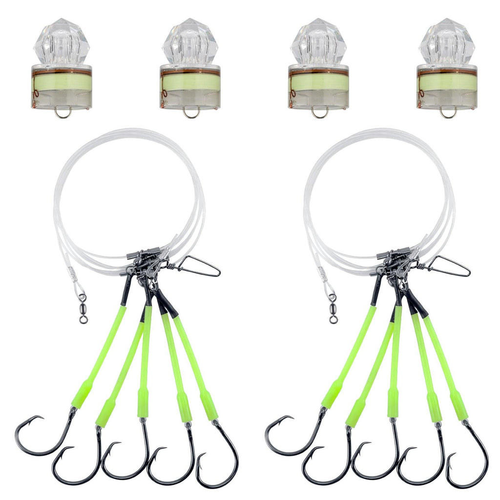 Dr.Fish 2pcs Diamond Deep Drop Snapper Rigs 6/0-9/0 – Dr.Fish Tackles