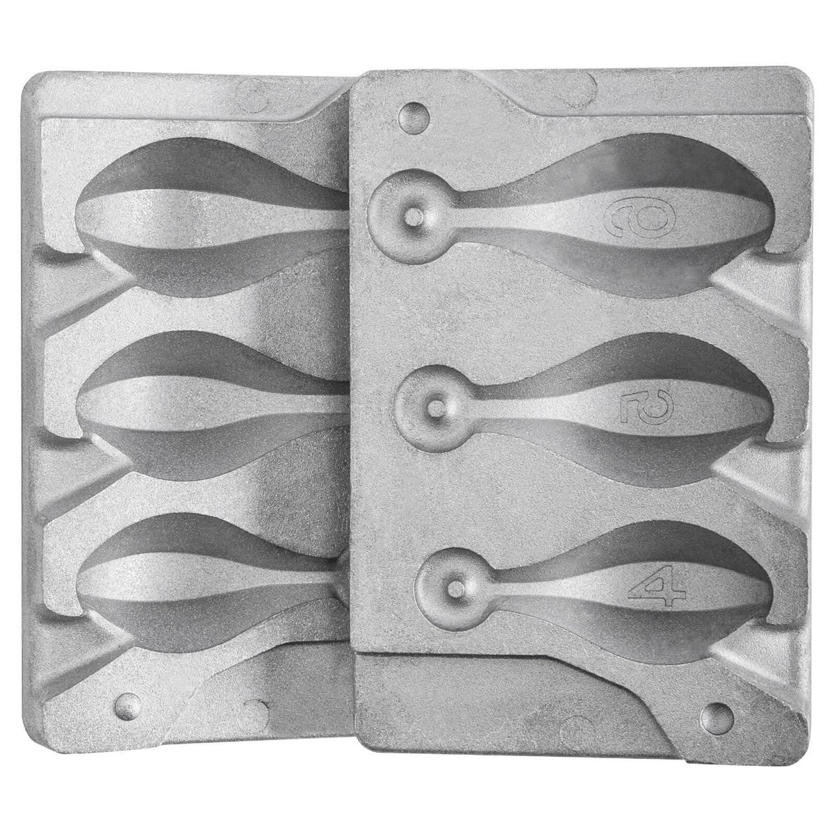 Dr.Fish Bank Sinker Mold for DIY Fishing Weights