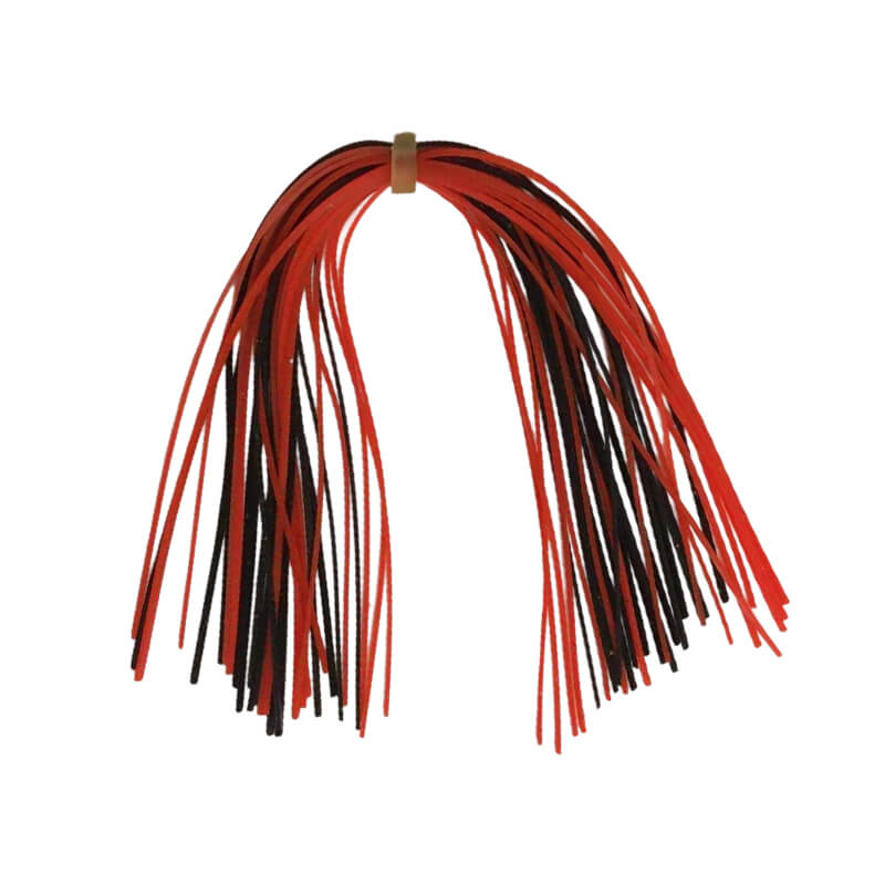 Dr.Fish 10/20pcs 44 Strands Silicone Skirts Jig Heads
