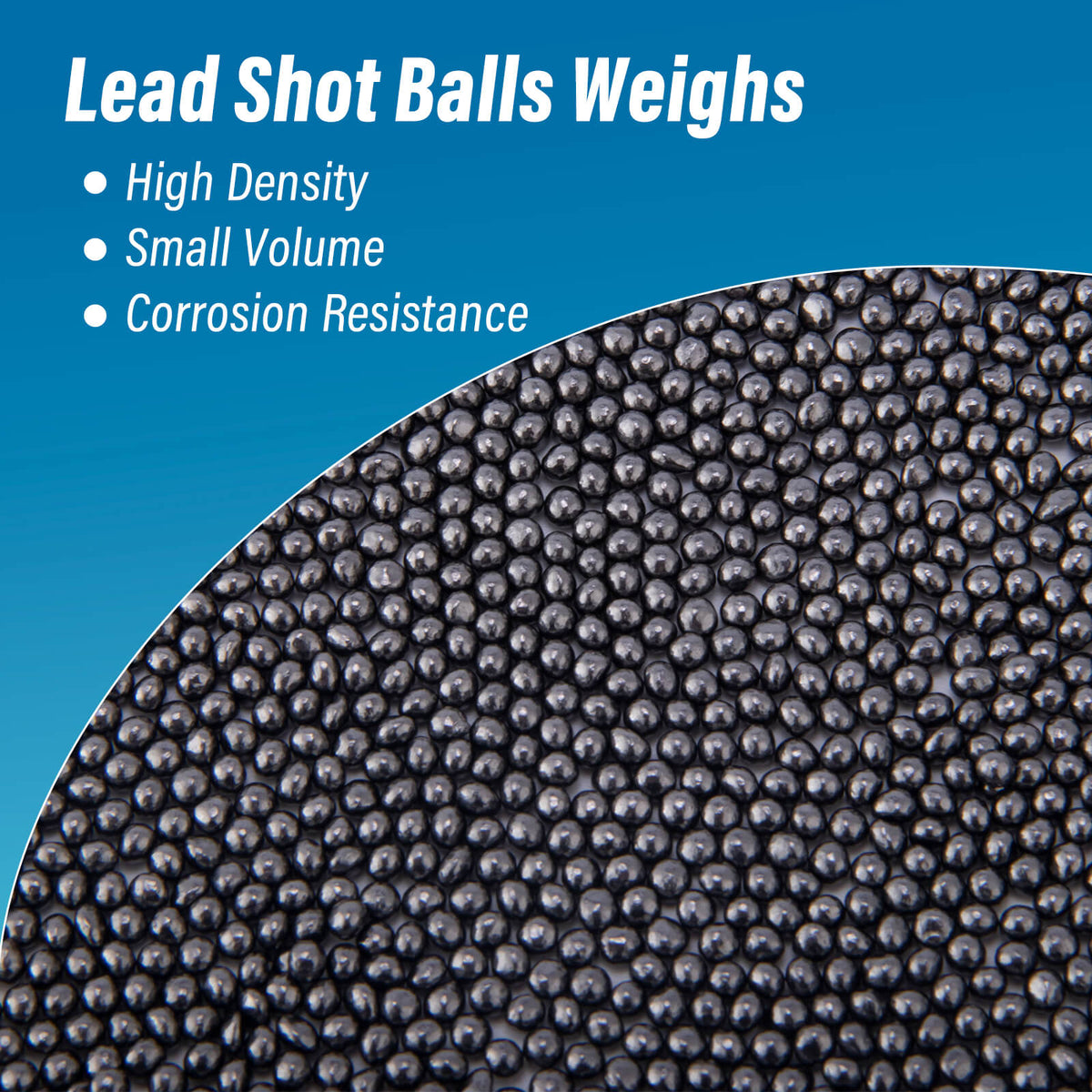 Dr.Fish Lead Shot Balls Sinkers 1lb/2lb