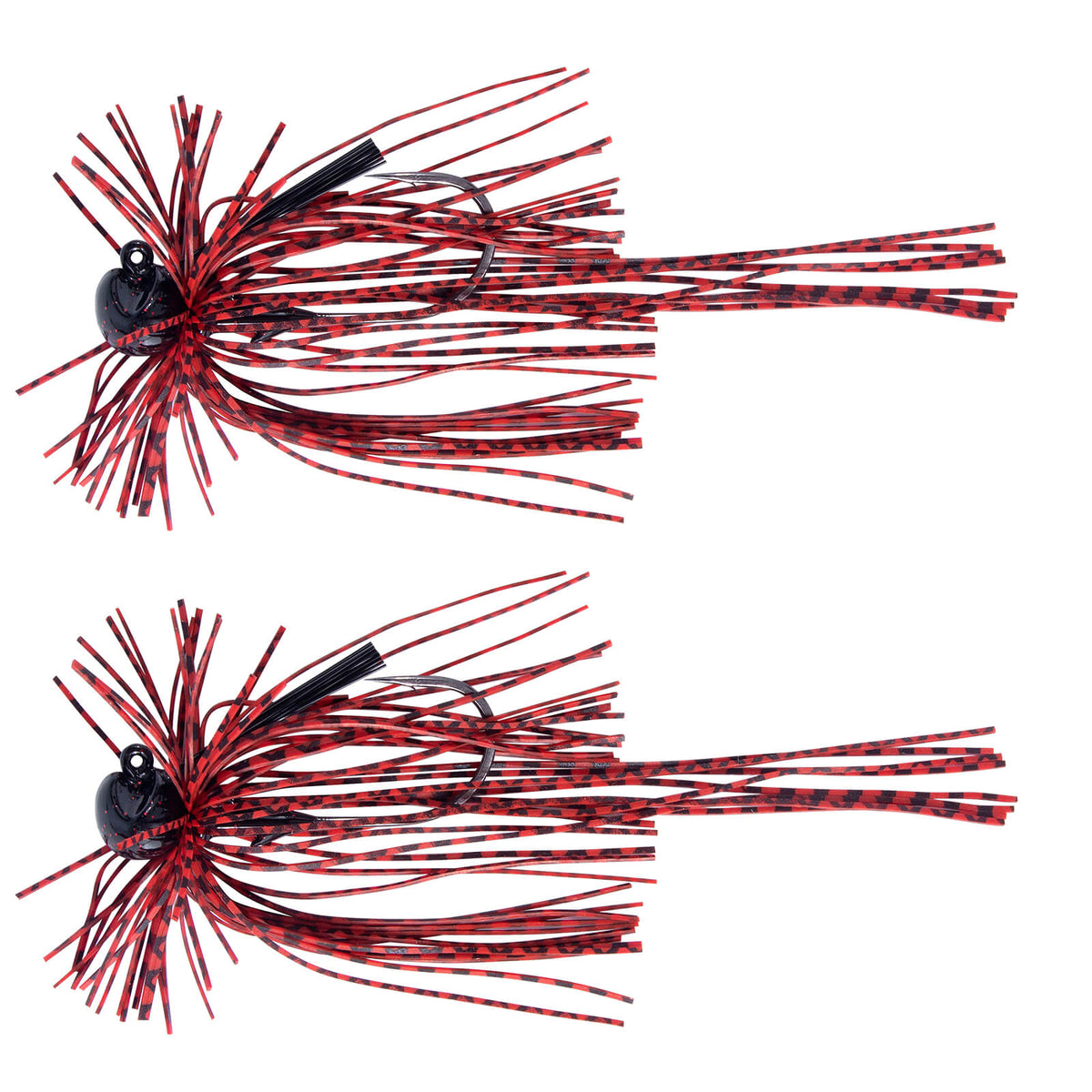 Dr.Fish 2pcs Football Jigs with Silicone Skirts 3/16oz–3/8oz