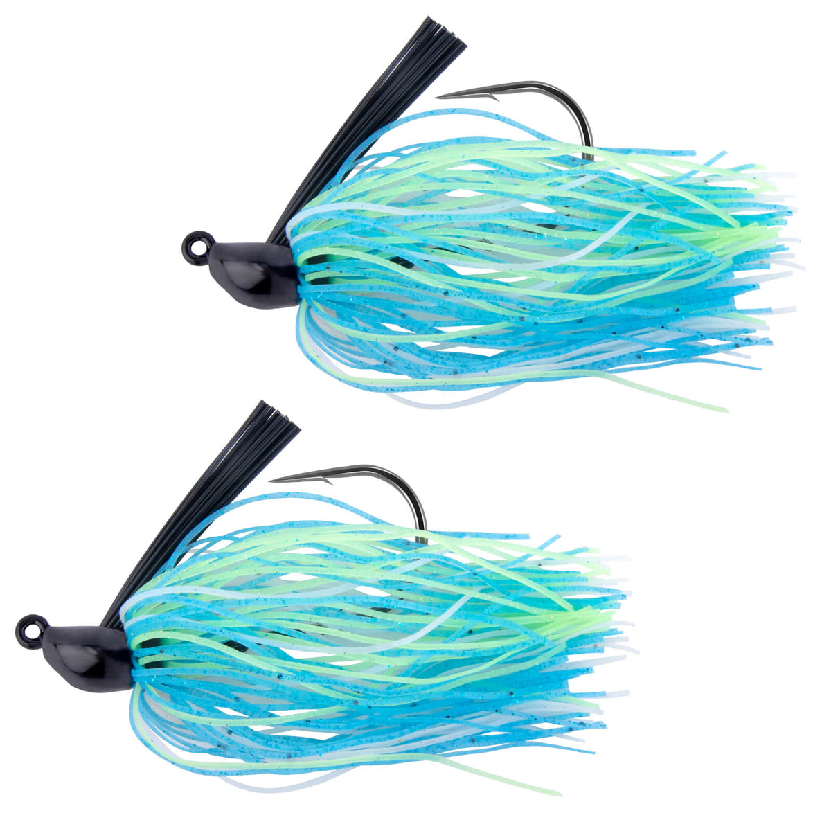 Dr.Fish 2pcs Weedless Bass Fishing Jigs