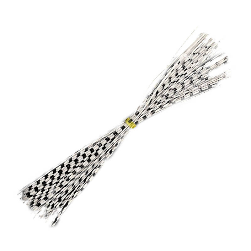 Dr.Fish 10/20pcs Silicone Skirts 40 Strands Fishing Lure Material