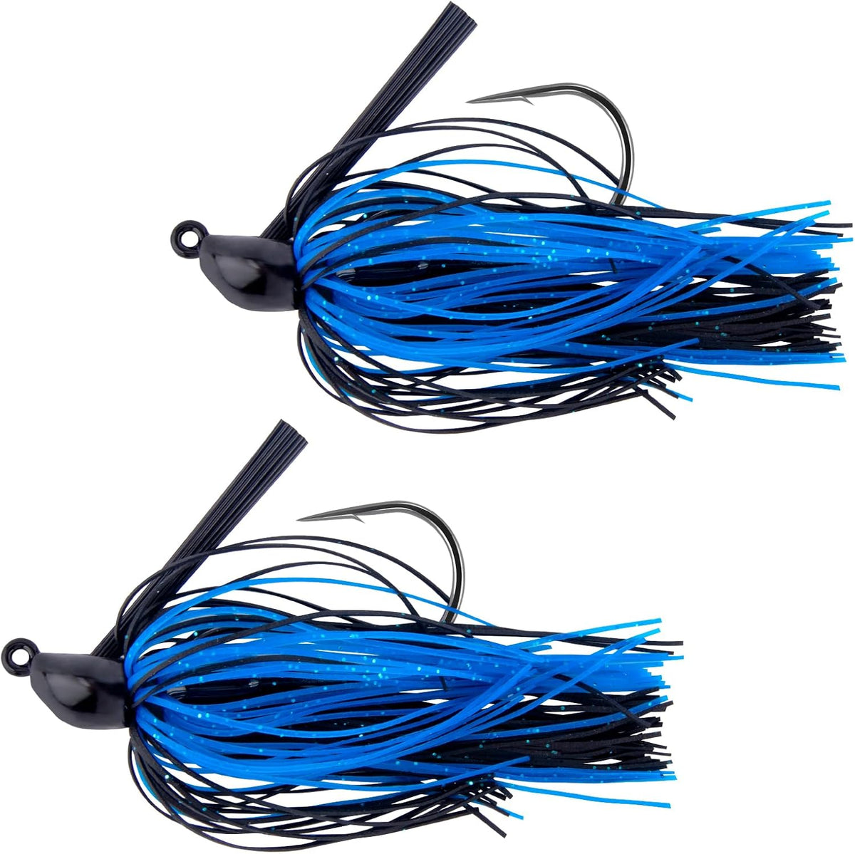 Dr.Fish 2pcs Weedless Bass Fishing Jigs