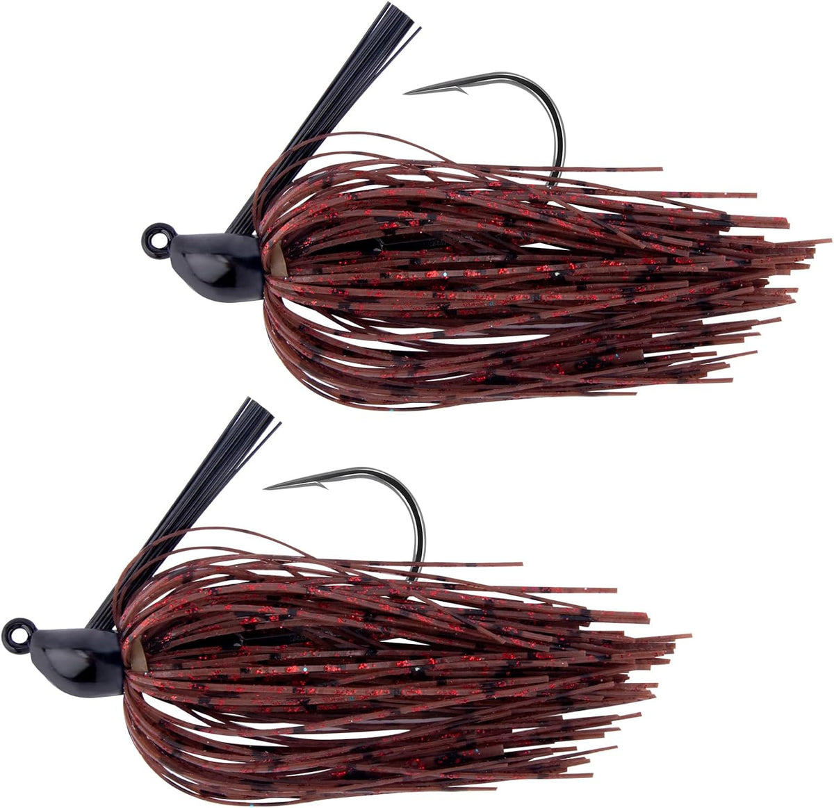 Dr.Fish 2pcs Weedless Bass Fishing Jigs
