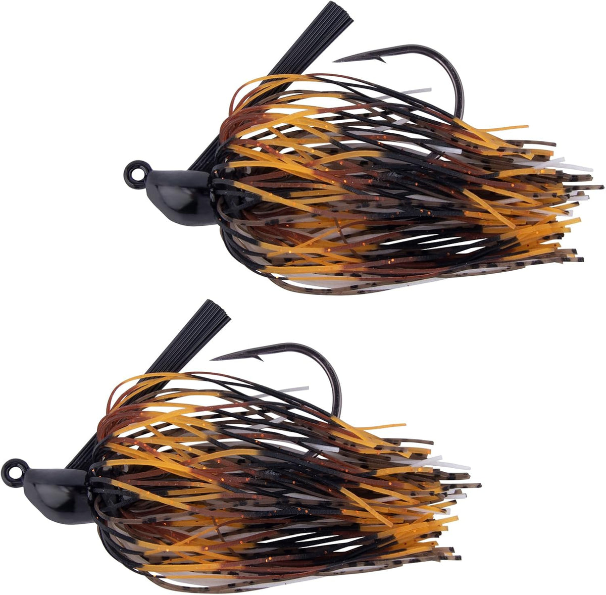 Dr.Fish 2pcs Weedless Bass Fishing Jigs