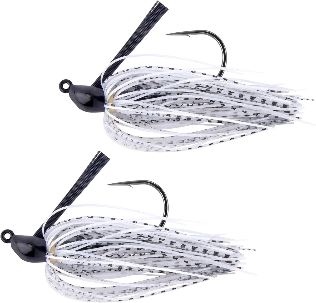 Dr.Fish 2pcs Weedless Bass Fishing Jigs
