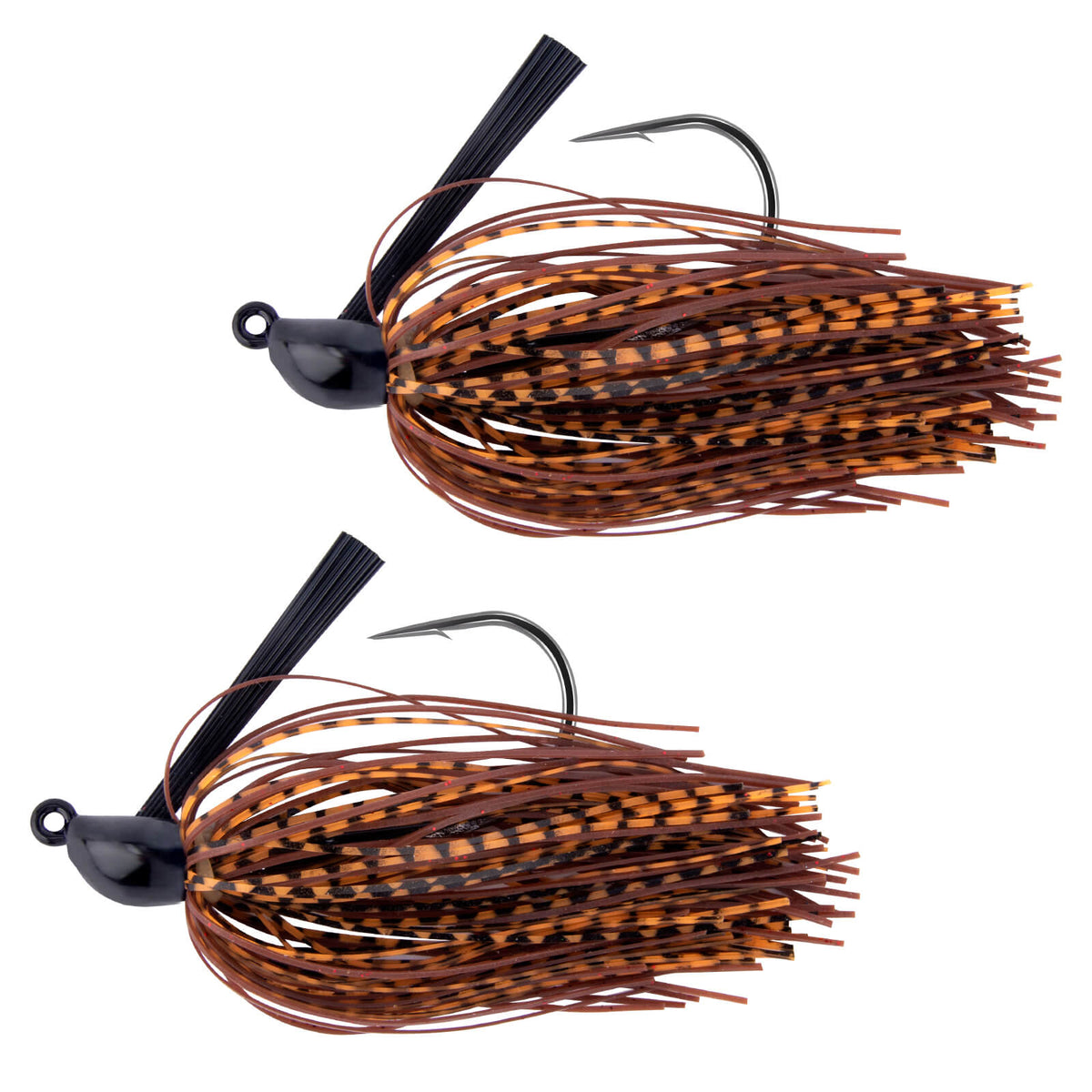 Dr.Fish 2pcs Weedless Bass Fishing Jigs
