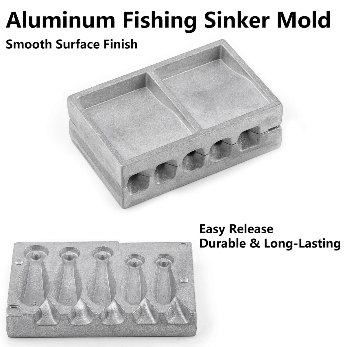 Dr.Fish Bank Sinker Mold for DIY Fishing Weights