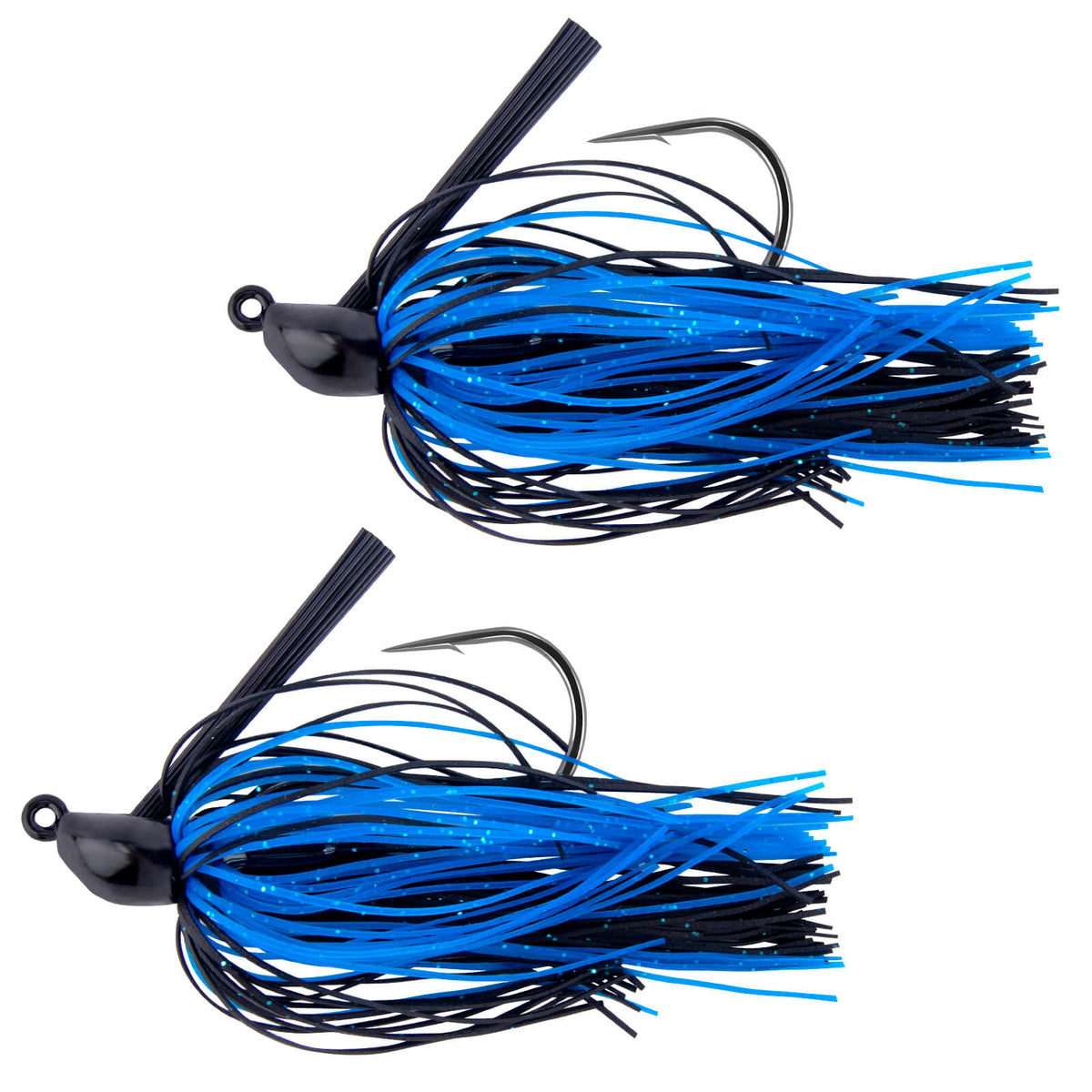 Dr.Fish 2pcs Weedless Bass Fishing Jigs