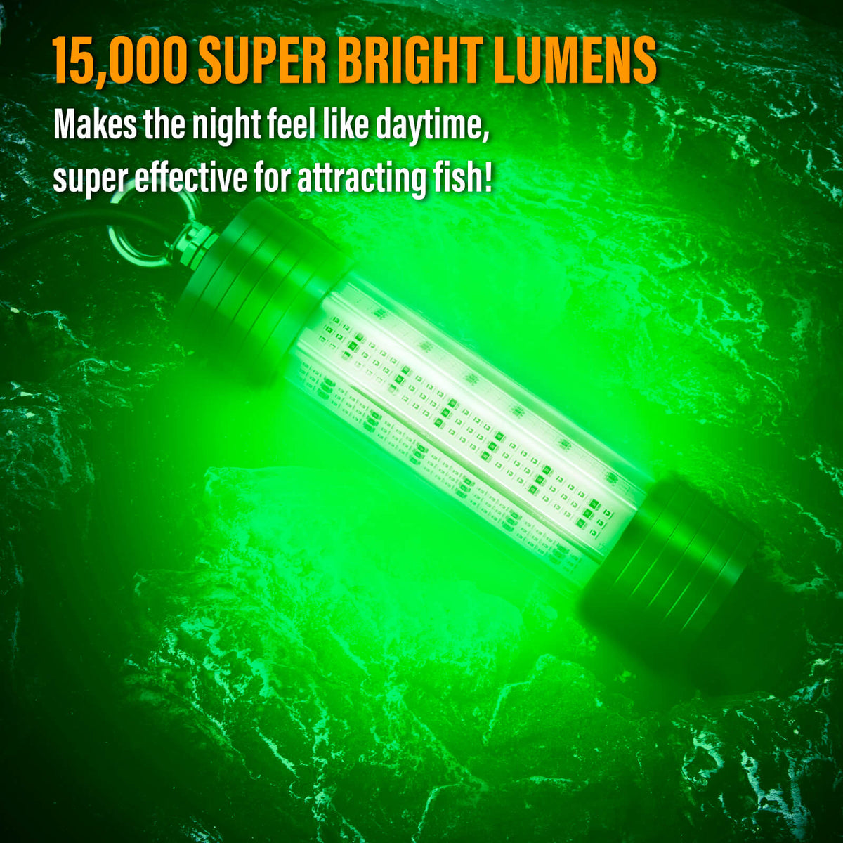 Dr.Fish 15000LM LED Underwater Fishing Light