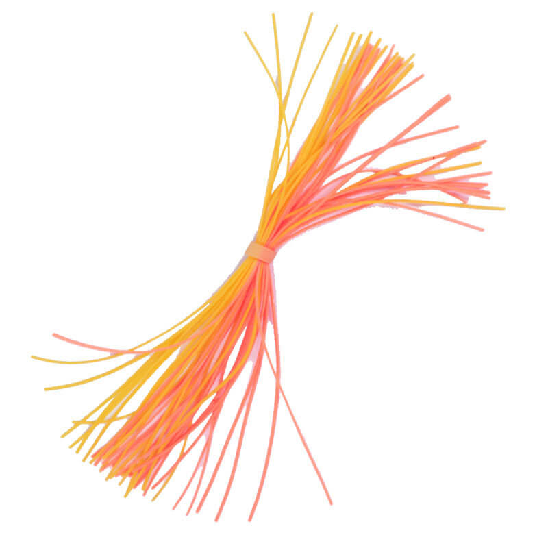 Dr.Fish 10/20pcs Silicone Skirts 40 Strands Fishing Lure Material