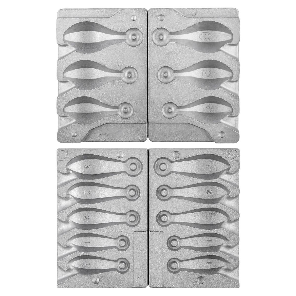 Dr.Fish Bank Sinker Mold for DIY Fishing Weights