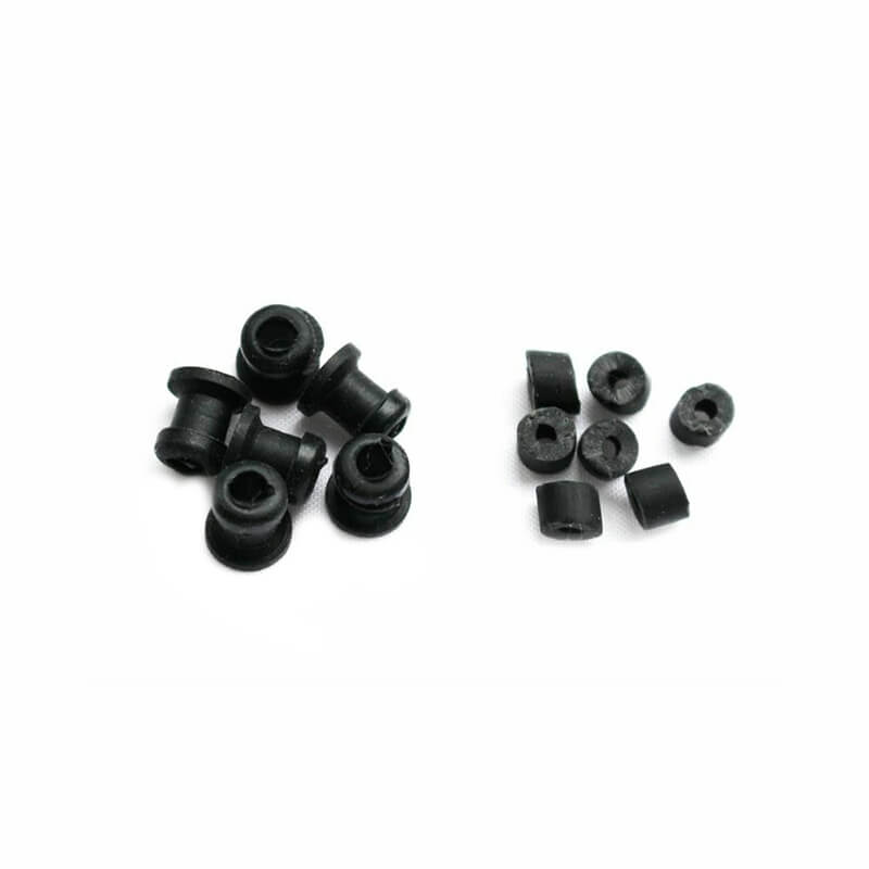 Dr.Fish 50/100pcs Skirt Bands and Tubes for Lure Skirts
