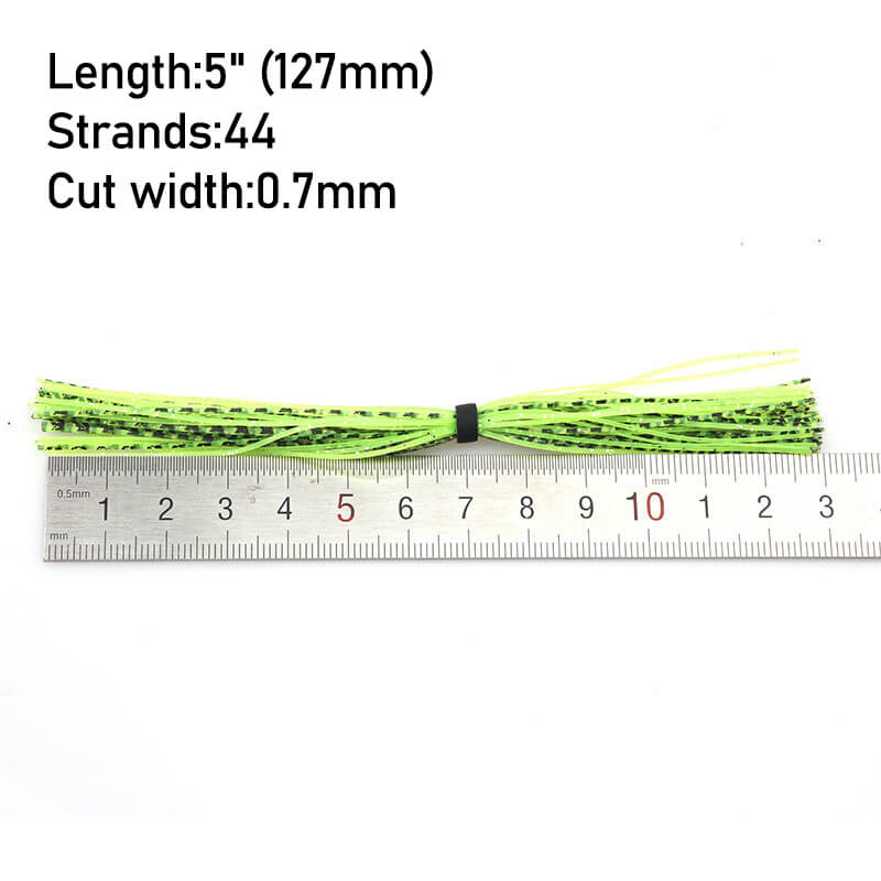 Dr.Fish 10/20pcs Silicone Skirts 44 Strands DIY Fishing Lure Material