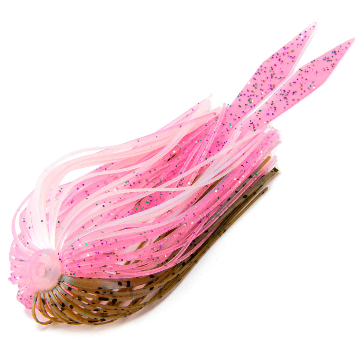 Dr.Fish 15pcs Replacement Jig Umbrella Skirts with Tail