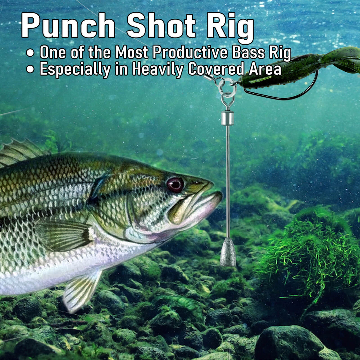 Dr.Fish 110pcs Punch Shot Rig Kit